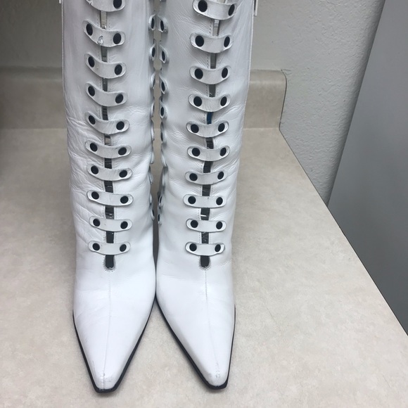 Stuart Weitzman White Boots - Picture 5 of 16